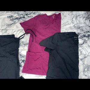 2 sets scrubs womens